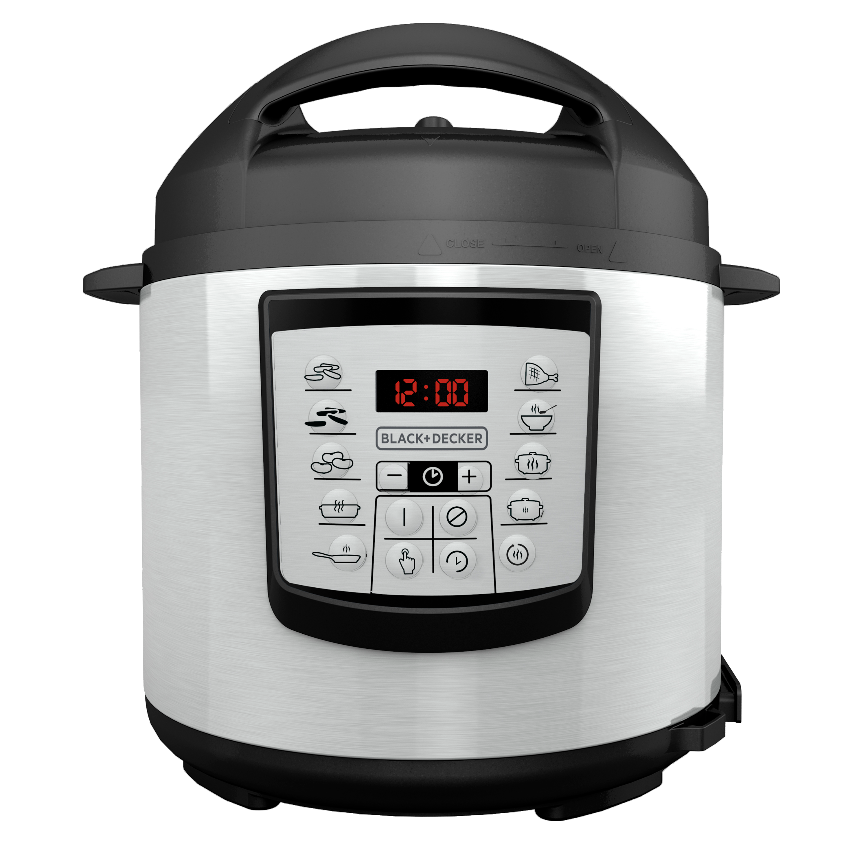 Black + Decker olla multi-usos digital  6l inox PR100SD