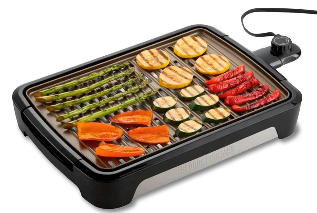 George foreman parrilla tipo grill no genera humo 172 pul GFS0172SB