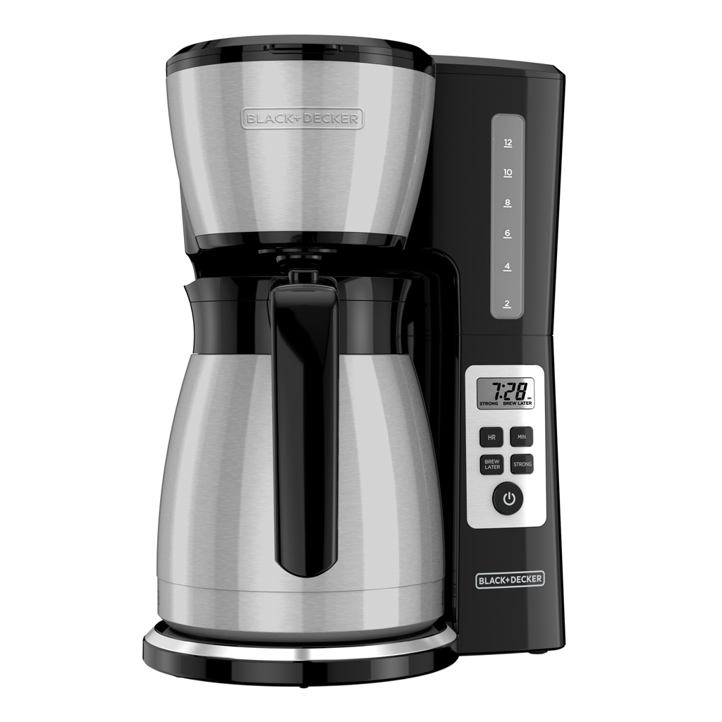 Black + Decker cafetera termica 12 tazas - CM2046S-LA