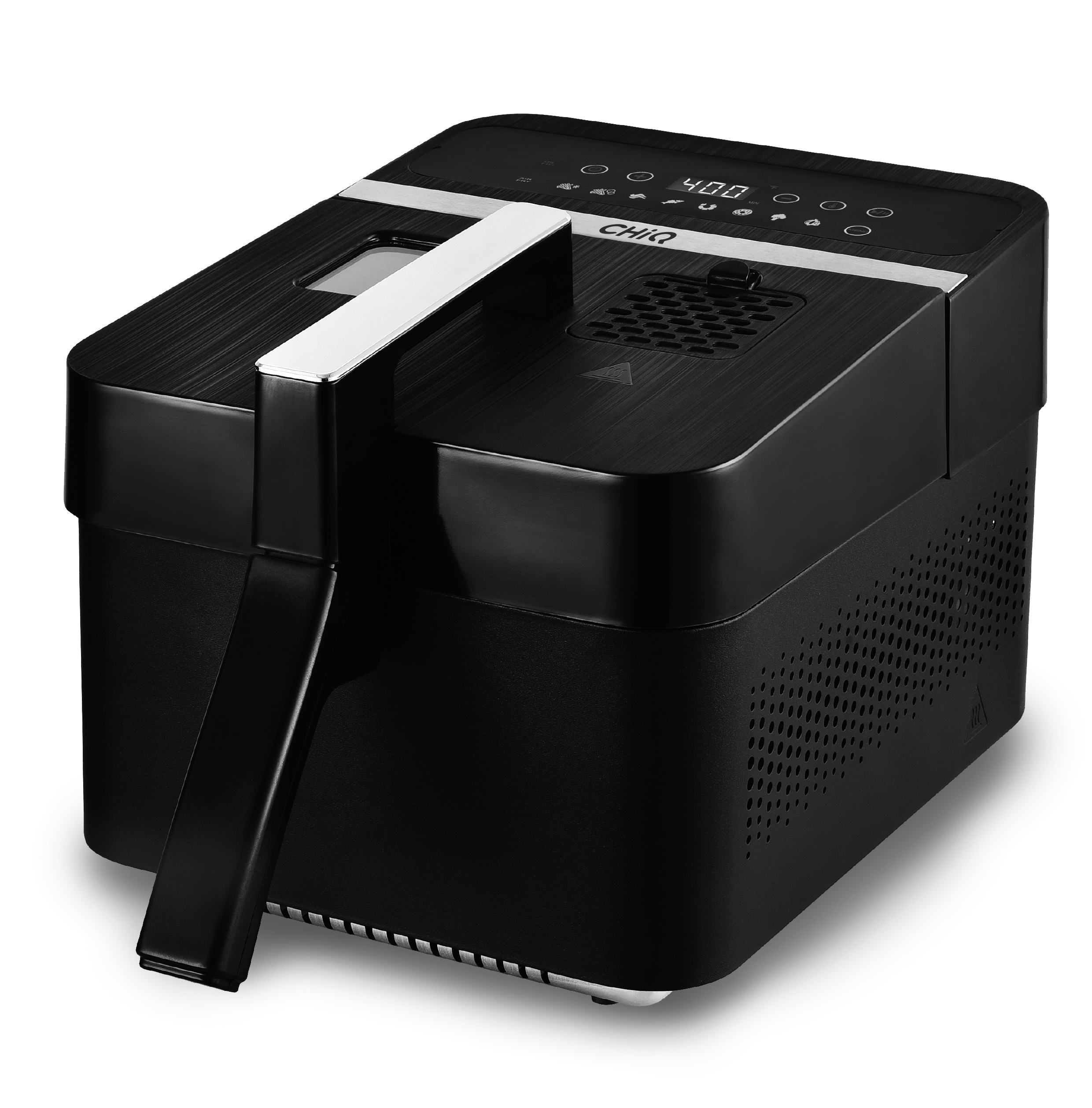 CHIQ freidora aire y aceite duo touch negra CQXAO03G1T1B