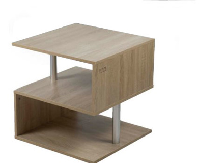 Kenneth Cole mesa de centro color roble W50 x H50 x D50 cm-KCWD2022054-O