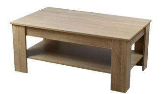 Kenneth Cole mesa de centro color roble W110 x H47 x D65 cm-KCWD2022059-O