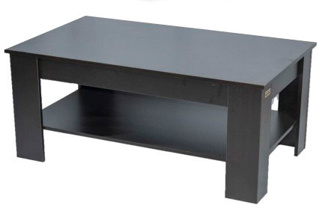 Kenneth Cole mesa de centro color negro W110 x H47 x D65 cm-KCWD2022059-B